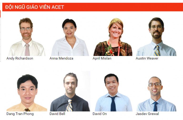 Trung tâm tiếng anh ACET